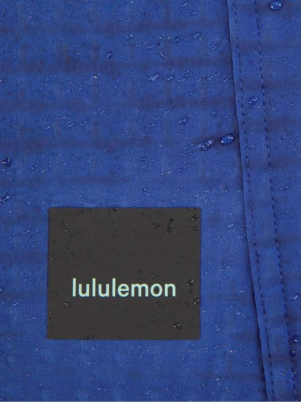 341. Lululemon Water-Repellent Fleece Hiking Jawcket Psychic Blue size 8 EUC
